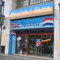 Használtruha Kisáruház